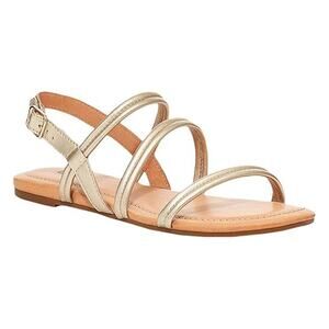 UGG Mytis Flat Sandal - 9 Gold Metallic
